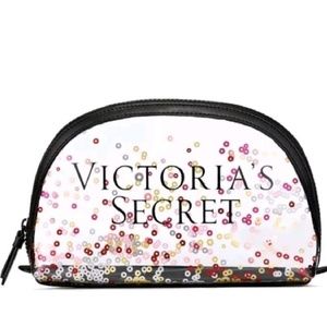 Victoria's Secret Clear Sparkle Cosmetic bag
